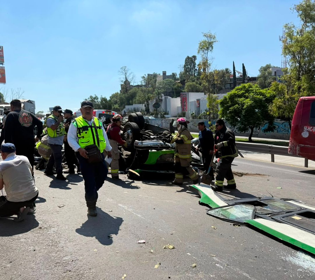 Accidente en Carretera México-Pachuca: Deja Al Menos 15 Lesionados y el Cierre de Carril